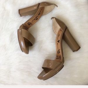 Lanvin | collection slip on platform heel patent leather